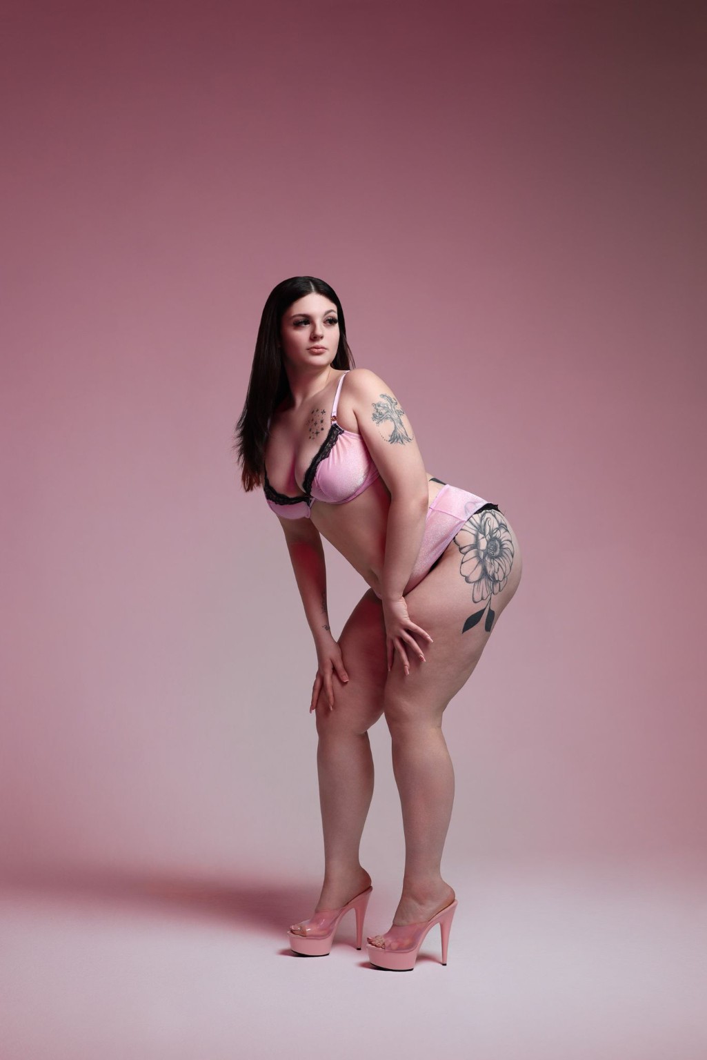 Princess Kay pink set pose